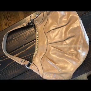 Nine West Camel Leather hobo bag